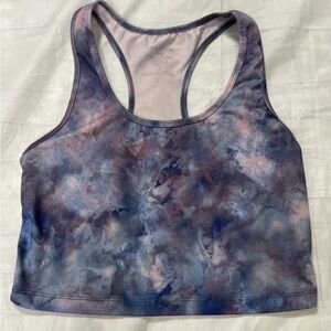 Evolution and Creation EVCR Women’s Cropped Tank Top‎ Tie Dye Sleep Bra Sports M